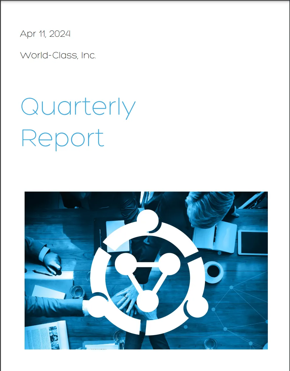 coaching quarterly report